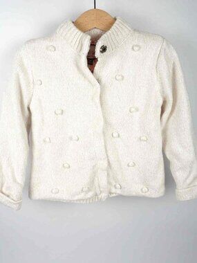 Women's Cream and Gold Cardigan